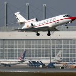 Avión Dassault Falcon 900 del Ejército del Aire español