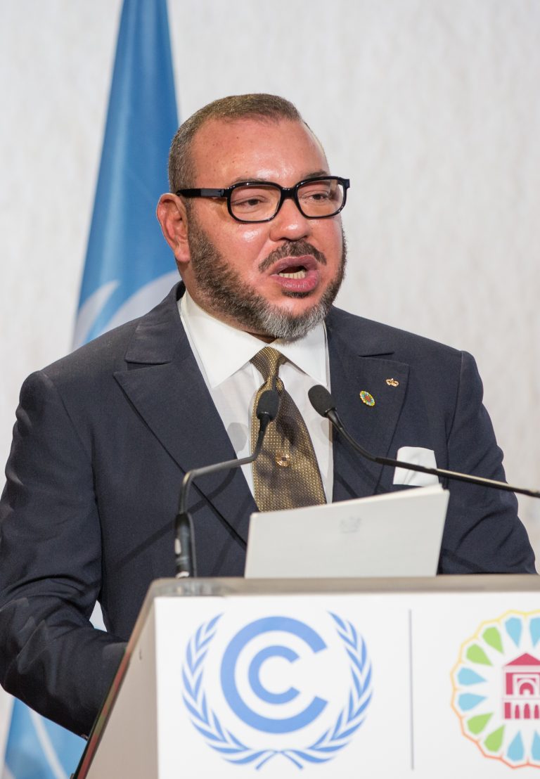 El rey Mohamed VI de Marruecos