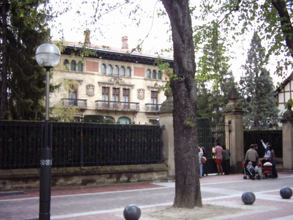 Palacio de Ajuria Enea, sede de la Lehendakaritza del Gobierno vasco, en Vitoria-Gasteiz