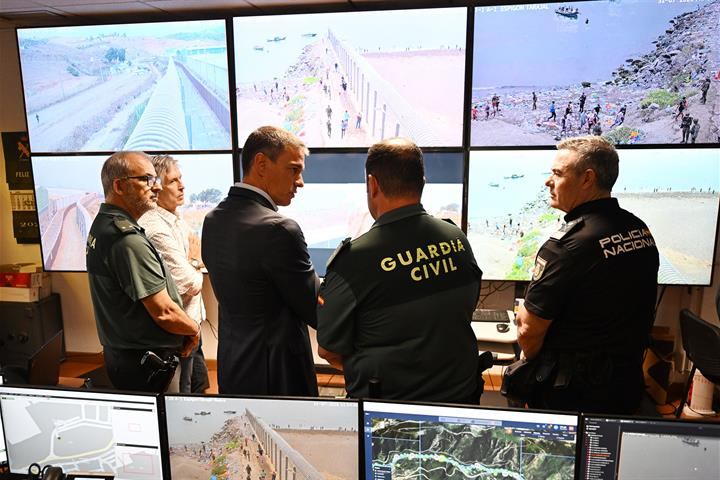 Despliegue de seguridad en la frontera del Tarajal, Ceuta