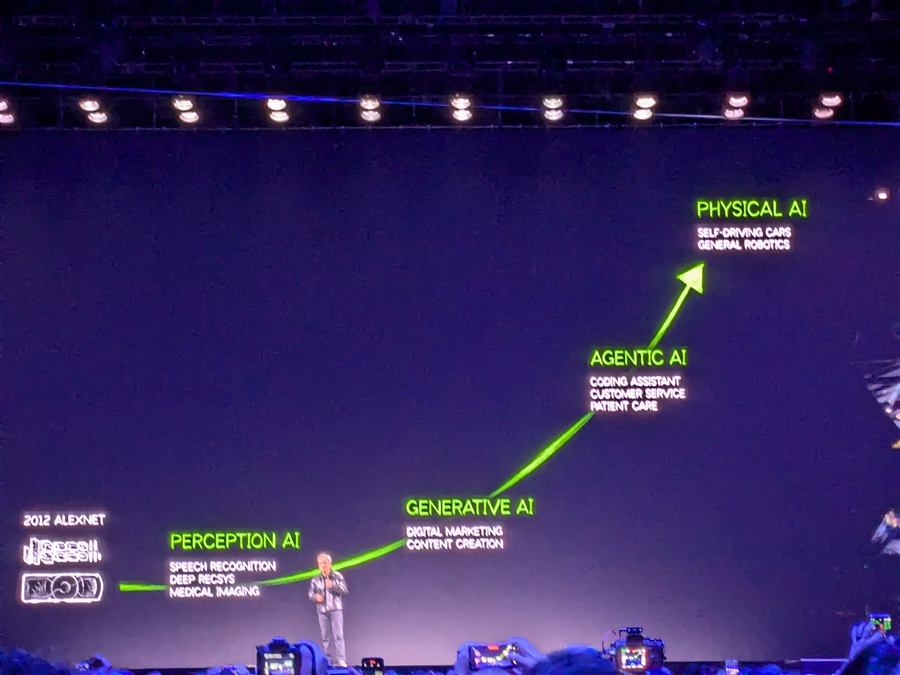 Jensen Huang, consejero delegado de Nvidia, durante una presentación