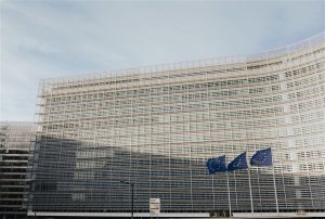 Edificio Berlaymont, sede de la Comisión Europea, en Bruselas